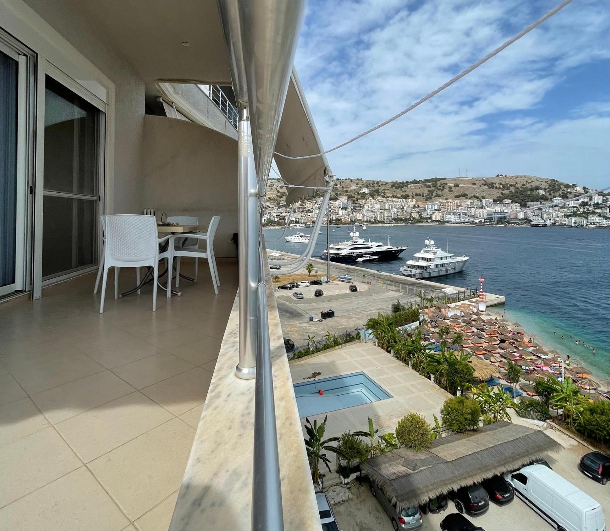 Port Side Sarande Apartman Kültér fotó