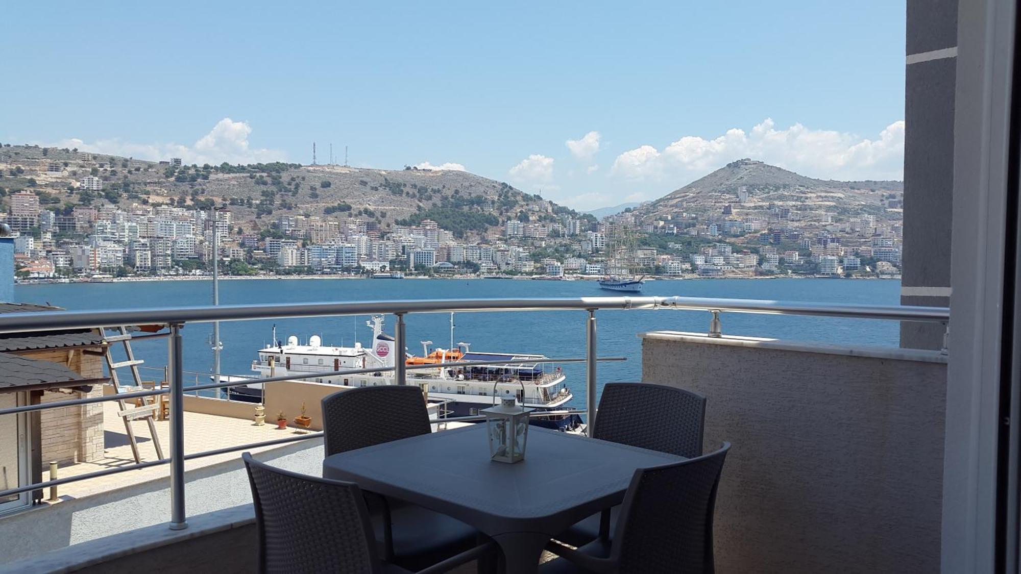 Port Side Sarande Apartman Szoba fotó